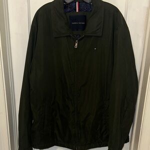 Tommy Hilfiger Men's Dark Green Windbreaker